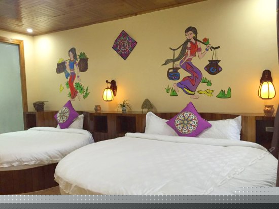 家庭双圆床套房