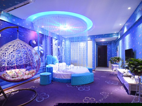 海洋之心梦幻圆床房