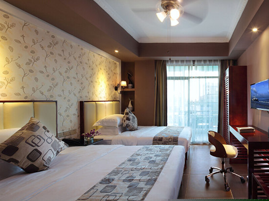 清晨的咖啡双床房