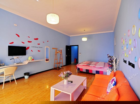 江景情侣大套房