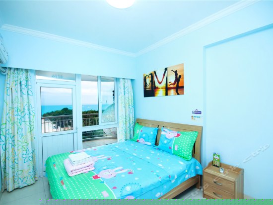 高层豪华正海景180度四室一厅套房803