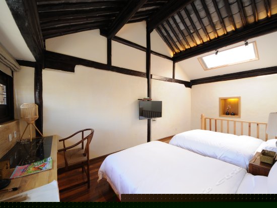 庭院星空复式双人间