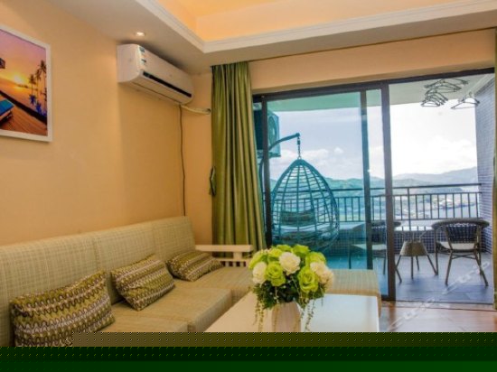 山林海高级园景两房两床套房