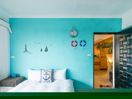 海洋蓝向海四人房