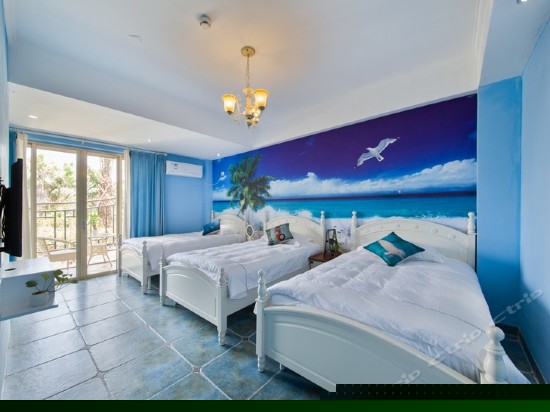 海之恋庭院三人房