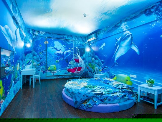 在云端系列圆床