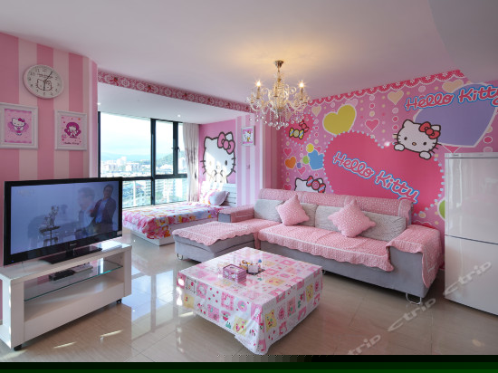 豪华海景家庭双床房