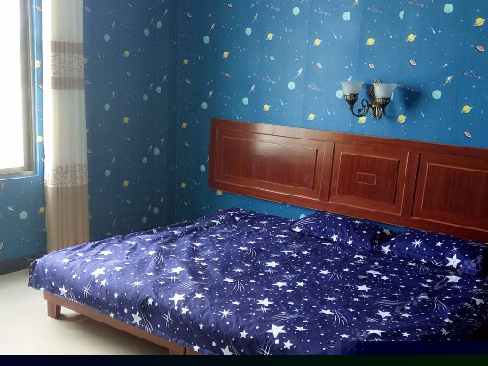 地中海风情双床房