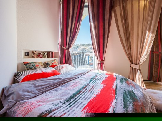 红色浪漫海景大床房