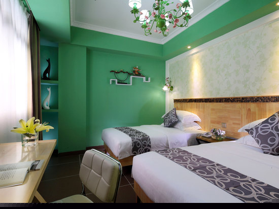 秘密的庭院双床房