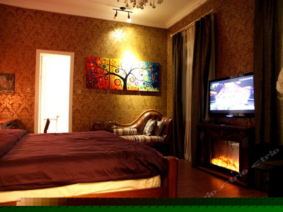 典雅欧式海景大床房