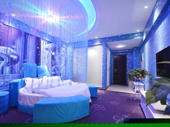 海洋之心梦幻圆床房