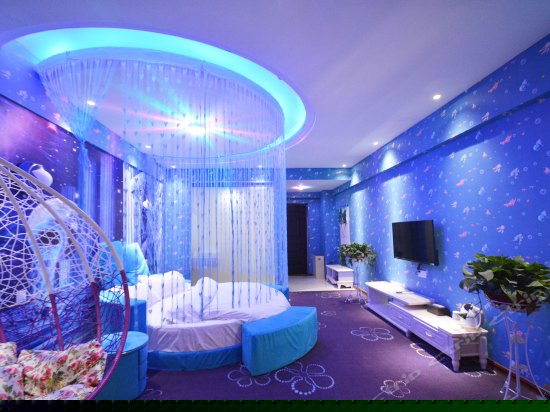 海洋之心梦幻圆床房