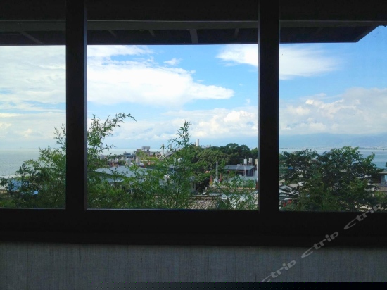 日式庭院海景双床房