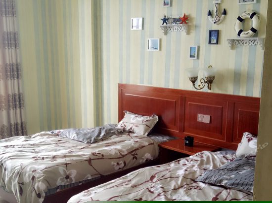 地中海风情双床房