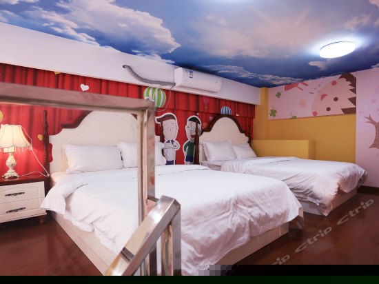 樱桃小丸子主题双床间