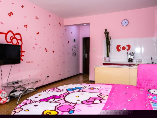 主题海景圆床房