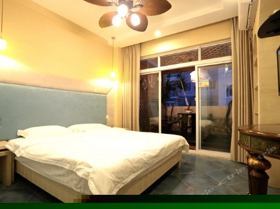 地中海阳台大床