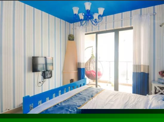 海之蓝阳台正海景大床房