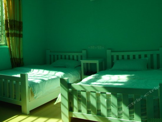 夕阳海景双床房