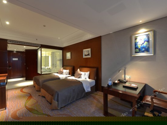 城市景观双床房