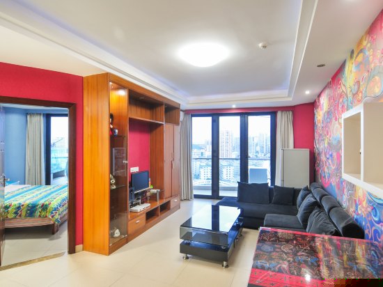 一室一厅城景双床房