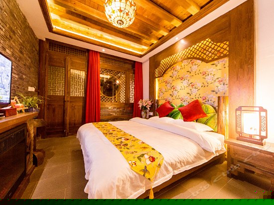 大业店古韵露台大床房