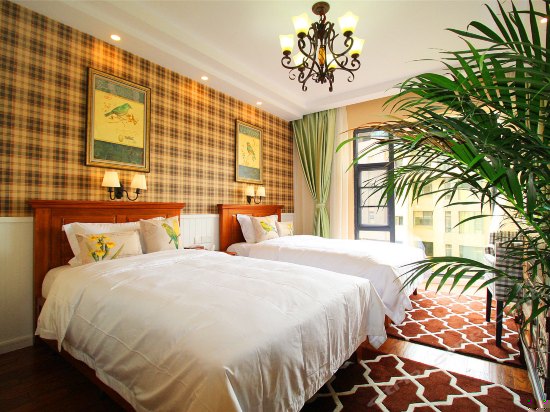 典雅园景双床房