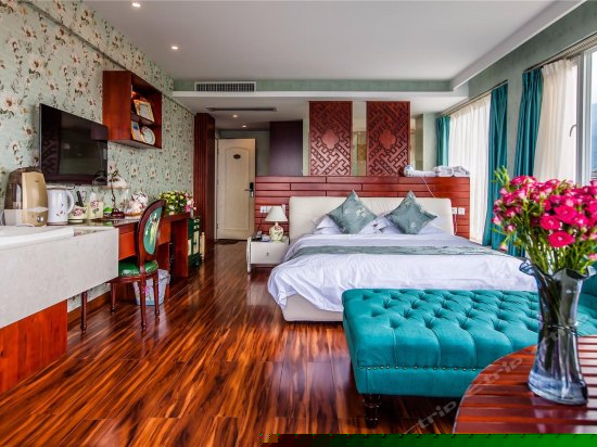 玫瑰绽放双海景豪华房