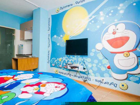 主题海景圆床房