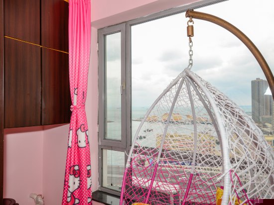 主题海景圆床房