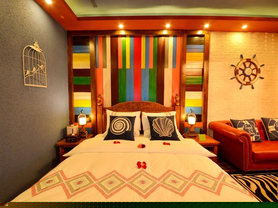 爱尚院花园浪漫大床房