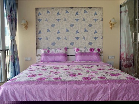 落地窗海景大床房