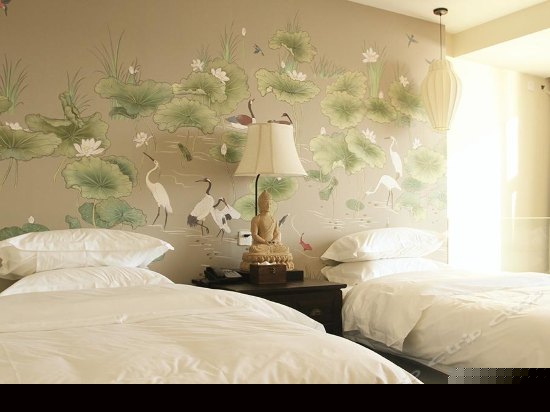 花园复式双床房