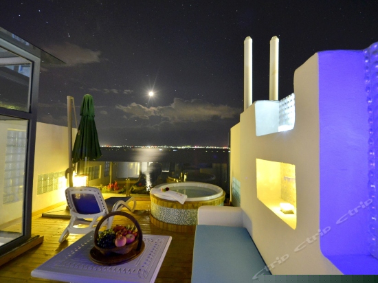 地中海风复式海景套房