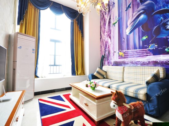 海底美妙世界主题双床间