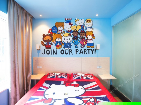 Hello kitty大床房