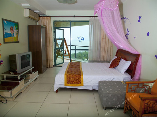 豪华海景小阁楼子母房