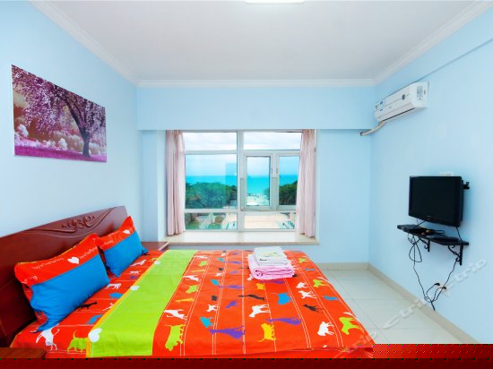 高层豪华正海景180度四室一厅套房803