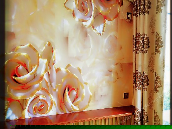 金色阳光唯美双床房