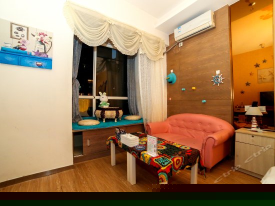 爱情海主题大床房