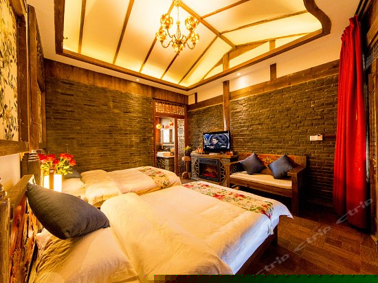 大业店唯美古韵双床房