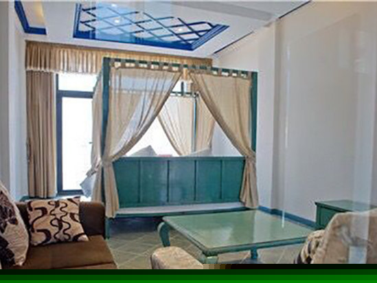 天青地中海大床