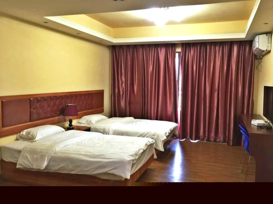 水蓝天海景双床间