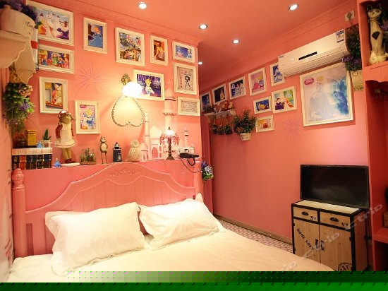 灰姑娘,梦幻主题房(无窗)